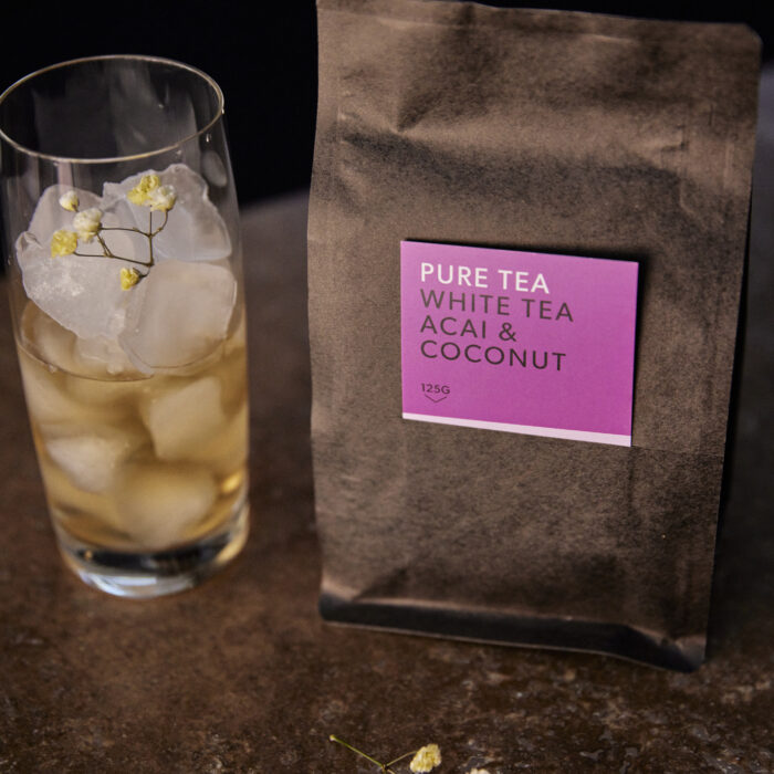 Pure Tea White tea, acai and coconut